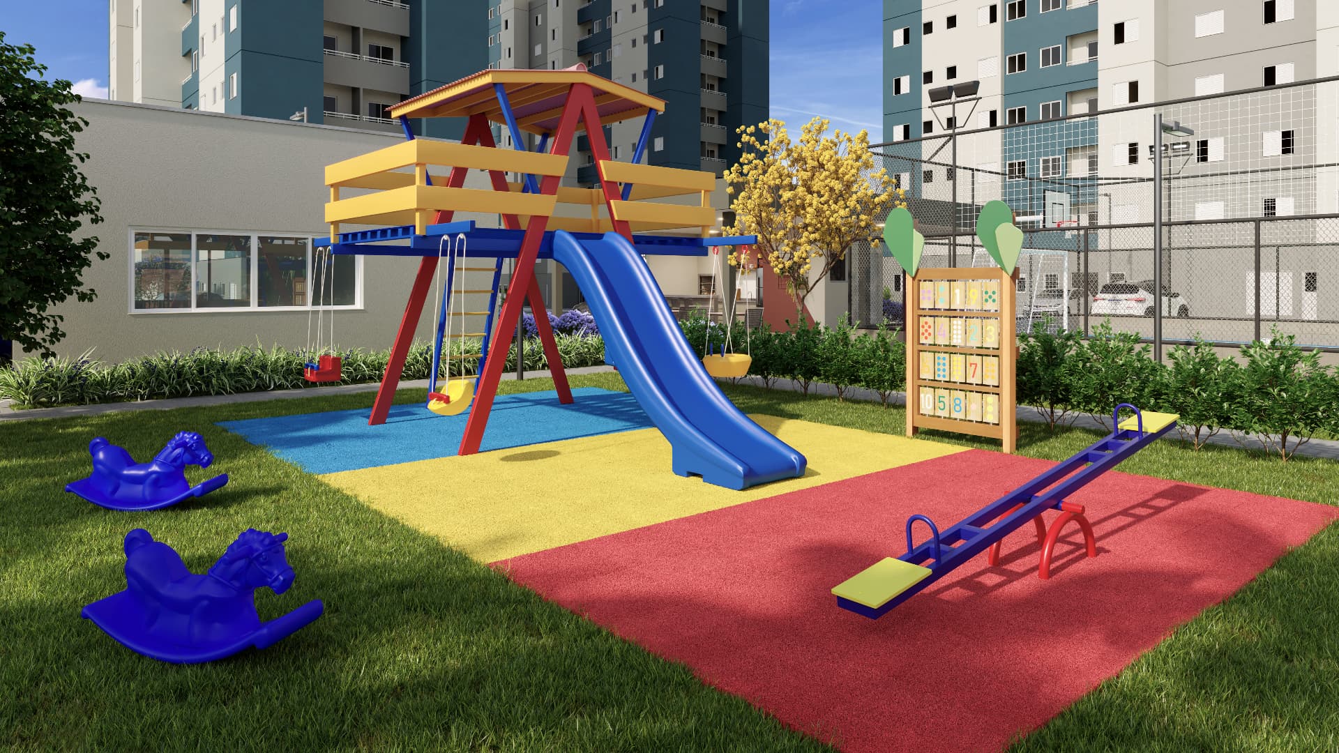 Play Kids com piso emborrachado